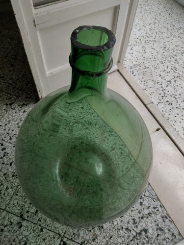 Damigiana vetro verde - verde,